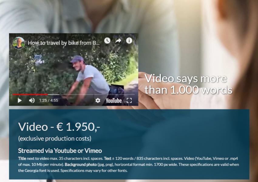 Afbeelding in kolom - proposities - Video